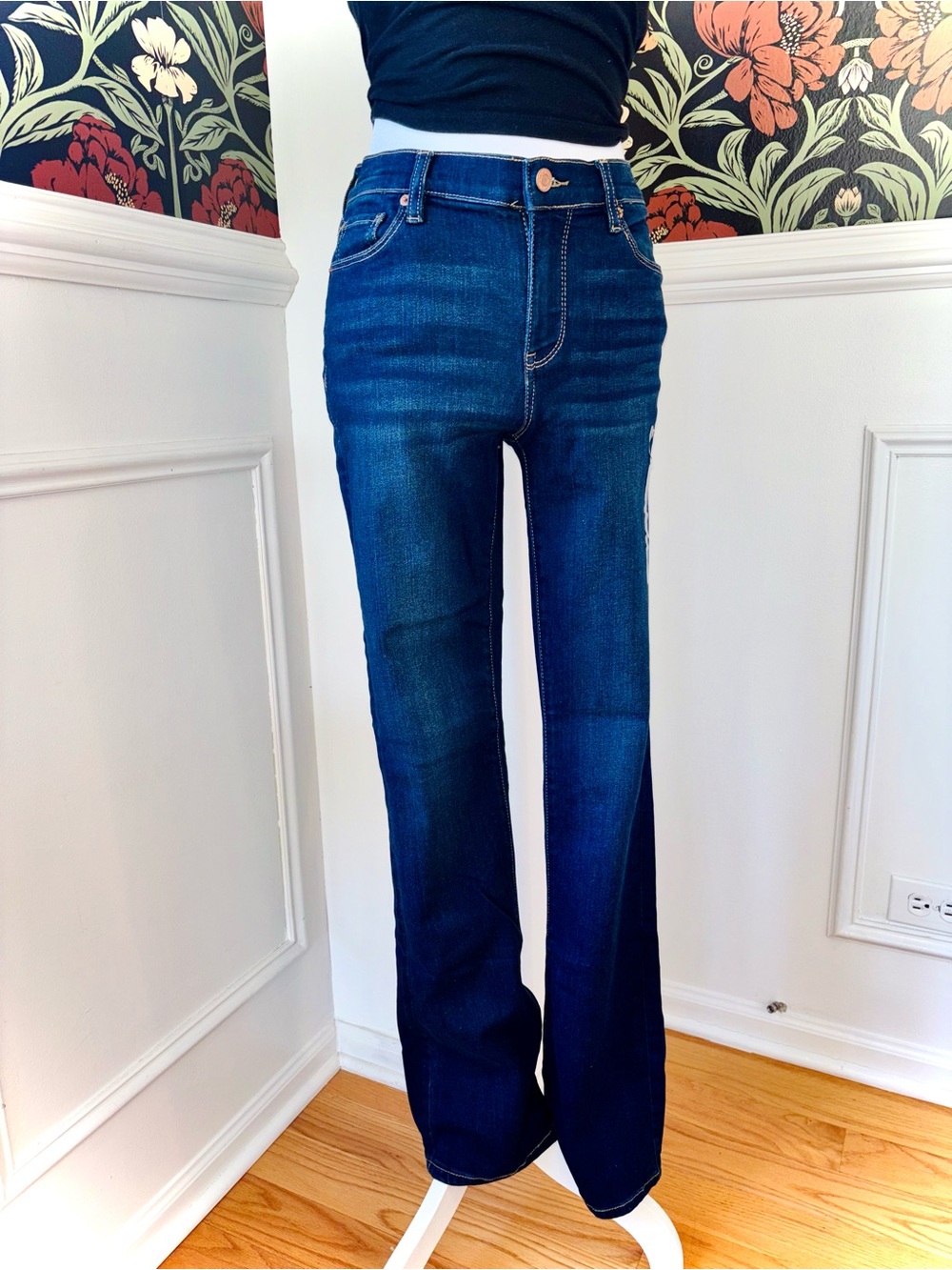 NY&C Barely Bootcut Jeans
